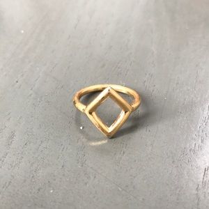 Madewell ring- size 5 and travel jewelry case